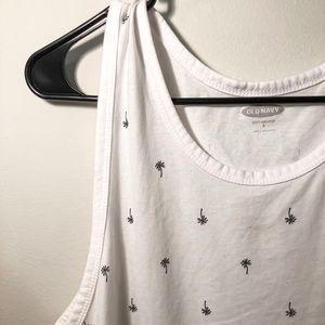 Old Navy white tank top